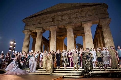 sfilata dolce gabbana valle dei templi|Dolce&Gabbana Alta Moda, Valley of the Temples, July 2019.